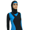 Musulmane Maillot de Bain Burqini Femme Maillot de Bain Bleu Burqini