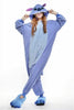 Unisex Adult Pajamas Animal Sleepwear Cosplay Costume Suit Blue Stitch