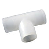 100 Pièces Poulet Accessoires 25mm PVC 6cm T Droit Courbe T