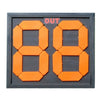 Soccer Football Substitution Card Double Side Display  2-digits  orange