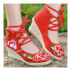Vieux Beijing Chiffon Brodé Chaussures Classique