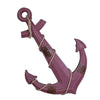 Hanging Decoration Anchor Mediterranean Style   red