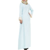 Muslim Long Dress Flare Sleeve Floor-length