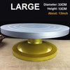 Cake Decorating Turntable Plastic Cake Plaster with 13-inch non-slip Mat