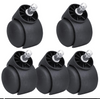 5x 50mm 2 " Roulettes Pivotantes Roues Chaise Bureau Roulette 30kg/30kg