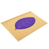 PVC Non-slip Ground Door Mat Carpet   leaf random   38*58cm