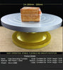 Cake Decorating Turntable Plastic Cake Plaster with 13-inch non-slip Mat