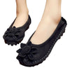 Suede Gommino Causal Women Thin Shoes  black