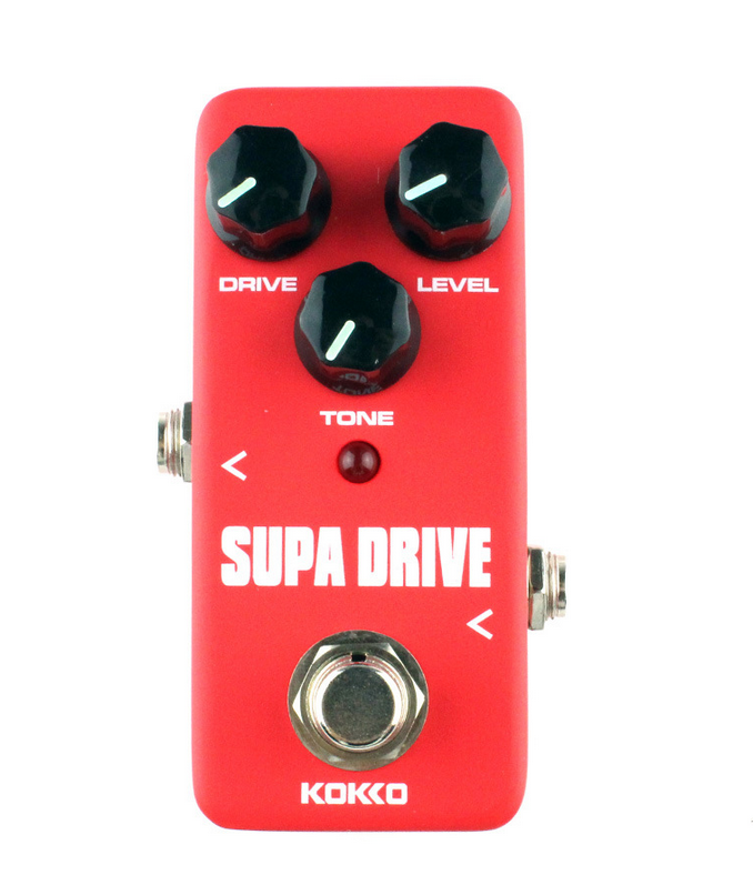 MINI Supa Drive Overdrive Electric Guitar Effects Pedal