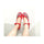 New Beautiful Woman Spring Embroidered Shoes High Heeled Shoes Old Beijing   red