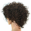 Africain Perruque Afro Bouclé Cheveux Court Bonnet