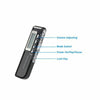 1.3" LED Mini Digital Voice Recorder with MP3 Player  Black