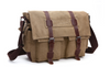 Mens Retro Vintage Multi-pockets Shoulder Bag  Messenger Canvas W Shoulder Strap
