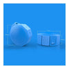 BTM101 Silica Gel Crashproof Mini Portable Stereo Speaker    Blue