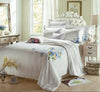 Silk ink and wash painting Duvet Quilt Cover Sets Bedding Cover Set King Queen