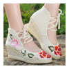Old Beijing Cloth Embroidered Shoes Classical