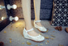 Femmes Chinois Broderie Ethnique Plat Élévateur Qipao Chaussures Habillées