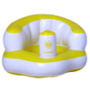 Inflatable Bath Stool Sofa Chair Children Baby   yellow