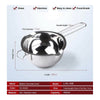 304 stainless steel chocolate pot impermeable Heat butter melting pot bowl
