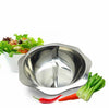 Thick stainless steel sun two-flavor hot pot eight-angle hot pot Soup Cooker