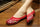 Chinese Embroidered Shoes Women Cotton sandals drag Red