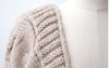 Damen Frühling Herbst Fall Kabel Freizeit Cardy Pullover Fledermaus Mantel