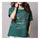 Loose Casual Little Fish Short Sleeve T-shirt   green