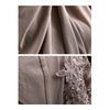 Dignified Muslim Gauze Lace Zircon Kerchief Scarf    peacock blue