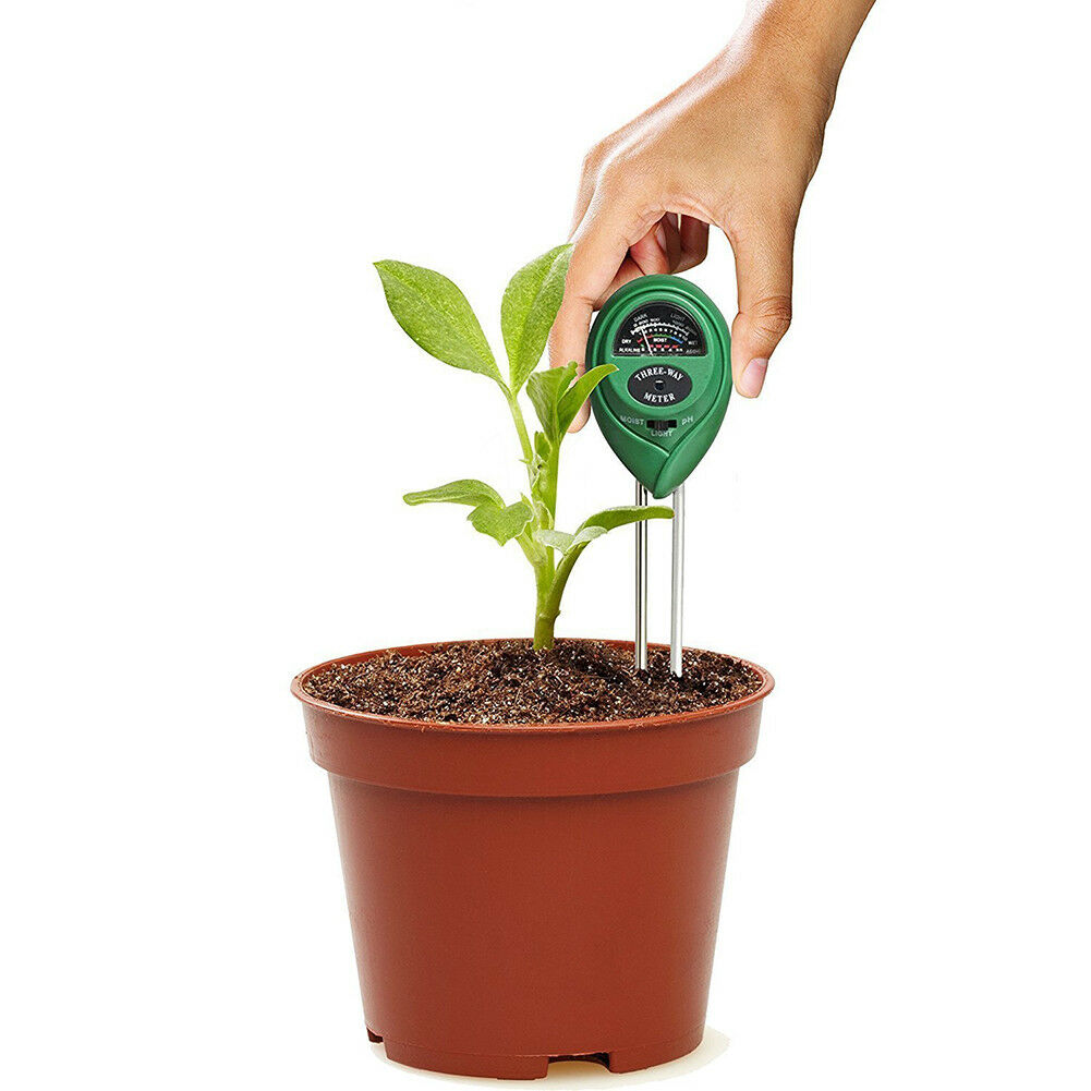 3 IN 1 Hydrometer Soil Survey Instrument Moisture  Soil PH Sunlight Intensity