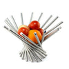 Acero Inoxidable Fruta Plato Creativo Artisitic Cesta de Frutas