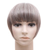 Blunt Bang with Temples Long Hair Card Type Wig