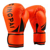 Gants de Boxe Pu Gratuit Combat Adulte Gants Orange