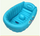 Portable Baby Kid Toddler Infant Bath Tub Inflatable Bathtub Travel Swimmer Blue