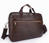Herren Aktentasche Handtasche Dokument Business Office Laptop Tasche Leder