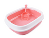 Cat Pet Toilet Kitten Litter Box Tray House Pan With Scoop 46x38x15cm