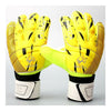 Kind Teenager Torschützer Handschuhe Rolle Finger GELB S