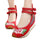 Sports Old Beijing Cloth Embroidered Shoes   Chinese red