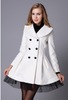 Romántico Cálido para Invierno Chaqueta con Malla Bordes Chaqueta Vintage