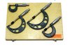 4 Pièces / Set Précision Carbure 0-10.2cm 0-100mm/0.01mm Micromètre D'Extérieur