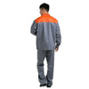 Grey with Orange Shoulder Working Protective Gear Uniform Welder Jacket   170