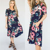 Romantic White Floral Boutique Maxi Long Party Dress