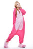 Unisex Adult Pajamas Cosplay Costume Animal one piece sleepwear Suit Pink Stitch