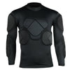 Manche Longue Gardien de But Vêtements Coussinets Coude Casque Kneecaps Manteau