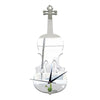 Creative Wall Clock Music Decoration Violin Mirror