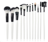 Profesional 12pcs Cosmético Maquillaje Brochas de Maquillaje Kit Set con Funda
