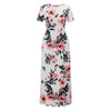 Romantic White Floral Boutique Maxi Long Party Dress