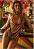 Sexy Boho Ethnic Print Hollow Out Monokini Bikini Swimsuit Swimwear Bathing Beac