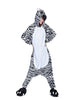 Unisex Adult Pajamas  Cosplay Costume Animal one piece sleepwear Suit Zebra