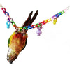 Bird Parrot Toy Acrylic Snap Swing Climbing Rope