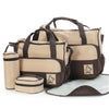 Hot 5pc Baby multifunction Changing Diaper Nappy Mummy Mother Handbag Bags